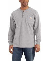 Carhartt - Workwear Pocket Henley Shirt (regular And Big & Tall Sizes) - Lyst