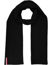 Tommy Hilfiger TH Rib Scarf Schal - Schwarz