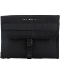 Tommy Hilfiger - Th Elevated Nylon Washbag Toiletry Bag For Hanging - Lyst