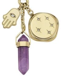 Fossil - Modern & Magic Purple Amethyst Pendant Necklace - Lyst