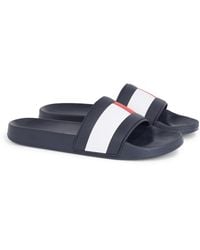 Tommy Hilfiger - Rubber Th Flag Pool Slide Fm0fm04236 - Lyst