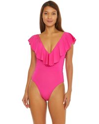 Trina Turk - Standard Monaco Ruffle One Piece Swimsuit-bathing Suits - Lyst