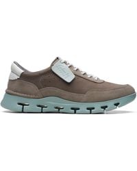 Clarks - Nature X One Suede Shoes In Standard Fit Size 12 Grey - Lyst