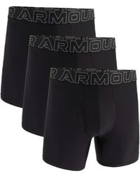 Under Armour - Performance Tech 6" 3 Pack Solid Boxer Briefs - Lyst
