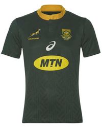 Asics - South Africa Sb Fan Jersey Short Sleeve Green S T-shirt 154243sr 4100 - Lyst