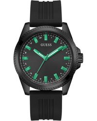 Guess - Uhr Armbanduhr Analog Champ GW0639G4 Silikon - Lyst