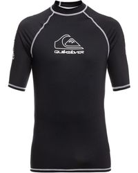 Quiksilver - Short Sleeve UPF 50 Rash Vest for - Kurzärmliger Rashguard mit UPF 50 - Männer - L - Lyst