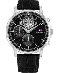 Tommy Hilfiger - Analog Quartz Watch With Leather Strap 1710605 - Lyst