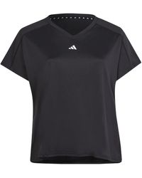 adidas - Aeroready Train Essentials Minimal Branding V-neck T-shirt - Lyst