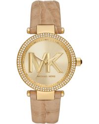 Michael Kors - Reloj Análogico-Digital para Mujer de Automático con Correa en Poliéster MK4725 - Lyst