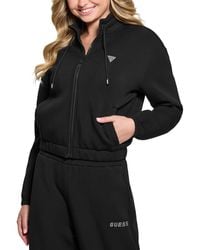 Guess - Eco Cecilia Scuba Zip Sweatshirt - Lyst