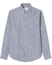 Springfield - Camisa Azul M - Lyst