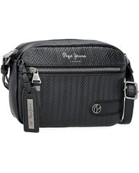 Pepe Jeans - Sprig Umhängetasche schwarz 21 x 14 x 5 cm Kunstleder by Joumma Bags - Lyst