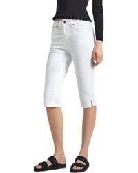 Pepe Jeans - Skinny Crop Hw Shorts - Lyst