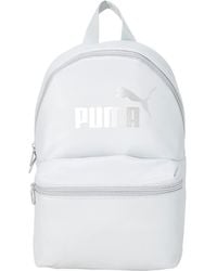 PUMA - Core Up Backpack Platinum Gray - Lyst