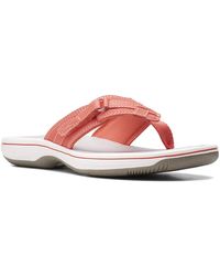 clarks roxanna flip flops