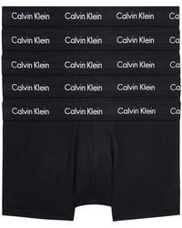 Calvin Klein - 5er Pack Boxershorts Low Rise Trunks Baumwolle mit Stretch - Lyst