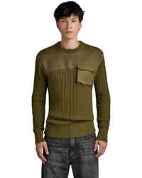 G-Star RAW - Army Knitted Pullover - Lyst