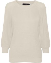 Vero Moda - Vmnewlex Sun 3/4 Blouse Ga Rep Pullover - Lyst