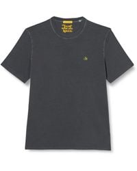 Scotch & Soda - Garment Dye Logo T-shirt - Lyst