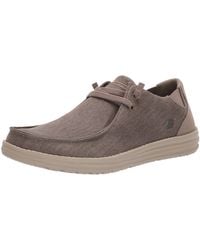 skechers canvas deck shoes