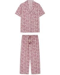 Women'secret - Allover Boho Pyjama Voor - Lyst