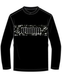PUMA - T-shirt Merk Model Active Sports Longsleeve Tee B - Lyst