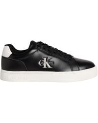 Calvin Klein - Uomo Sneakers con Suola Preformata Classic Mono in Pelle - Lyst