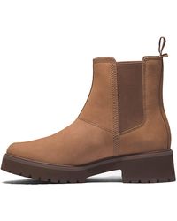 Timberland - Mujer Carnaby Cool Basic Chelsea Botas,Wheat,37.5 EU - Lyst