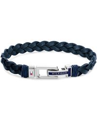 Tommy Hilfiger - Jewelry Armband für aus Leder Blau - 2790308 - Lyst