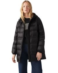 Levi's - Polly Midi Puffer Jas - Lyst
