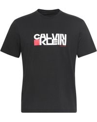 Calvin Klein - Jeans Ss 30s Eu Ck Redbox Graphic Tee Lv04rd814g Grafische T-shirts - Lyst