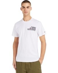 Tommy Hilfiger - S/s T-shirts White - Lyst