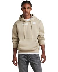 G-Star RAW - Velcro Loose Hooded Sweater Sweatshirt - Lyst