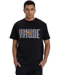 PUMA - X Rhude Graphic Short Sleeve Crew Neck Black S T-shirt 596757 51 - Lyst