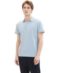 Tom Tailor - Resort Basic Poloshirt mit Struktur - Lyst