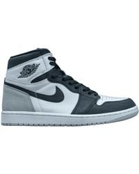 Nike - Jordan 1 Mid White/gym Red-black - Lyst