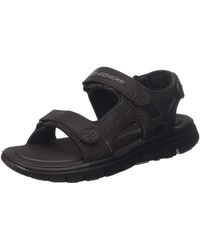 skechers sandals negro