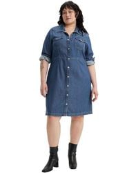 Levi's - Vestido Otto Western para Mujer de Talla Grande - Lyst