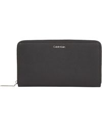 Calvin Klein - Cartera con Cremallera Must XL - Lyst