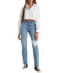 Levi's - 501 Jeans da Donna Pantaloni - Lyst