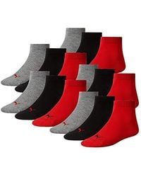Puma Uomo Quarters 12er Pack Calzini Sportivi