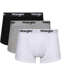 Wrangler - Boxer Shorts in Black/White/Grey Boxershorts - Lyst