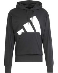 adidas - Essentials Big Logo French Terry Hoodie - Lyst