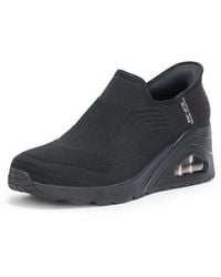 Skechers - Uno Wedge-kickin' Knit Hands Free Slip-ins Sneaker - Lyst
