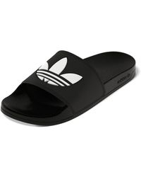 adidas Originals - Sandales à enfiler adilette lite noires - Lyst