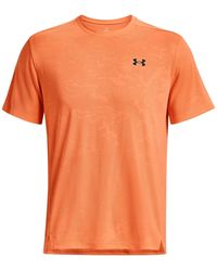 Under Armour - S Jacquard T-shirt Orange Xl - Lyst