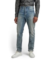 G-Star RAW - Triple A Regular Straight Selvedge Jeans - Lyst