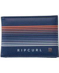 Rip Curl - Portafoglio Combo Slim PU - Navy/Arancione, Blu navy/arancione, Taglia unica - Lyst
