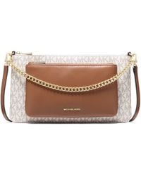 MICHAEL Michael Kors - Md Pckt Conv Xbody Vanilla/acrn - Lyst